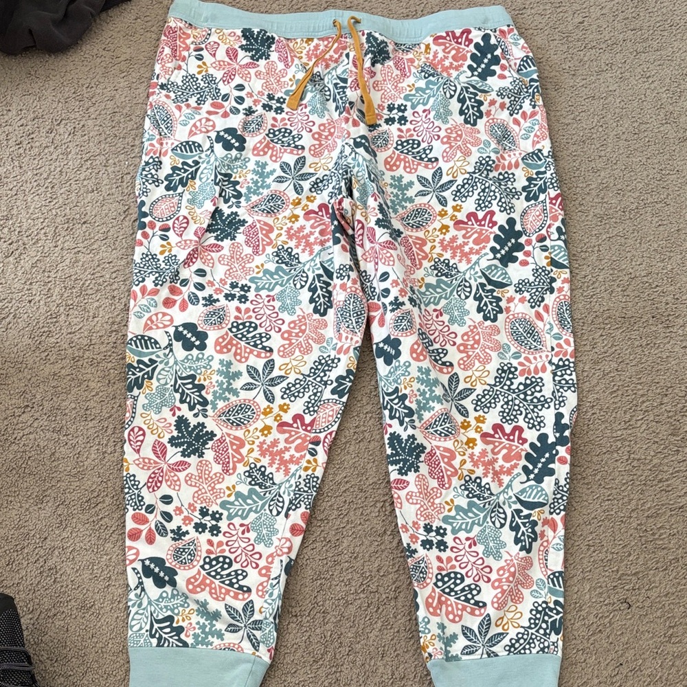 Garnet Hill PJ Bottoms- Multicolor